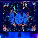  Wall Decor Glows Under Black Lamp UV Light Home Decor Bedroom Living Room Psychedelic Fluorescent Tapestry