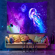  Fluorescent Jellyfish Tapestry, Psychedelic Wall Hanging Aesthetic Galaxy Hippie Tapestry