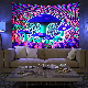  Fluorescent Mushroom Castle Tapestry Artistic Polyester Fabric Wall Cloth Tapestries Psychedelic Hippie Art Home DEC