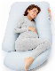  Pregnancy Pillows Cooling Cover U-Shaped Full Body Maternity Pillow Body Pillow
