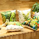  Thickened High-Grade Silk Floral Sofa Pillow