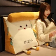  Soft Emotional Triangle Shape Bread Pillow Cushion Cute Stuffed Plushies for Waist