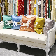  Hotel Supply Sofa Embroidery Horse Light Blue Decorate Throw Pillow Covers