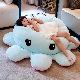  Wholesale New Cute Flip Octopus Doll Pillow Double-Sided Flip Change Face Octopus Doll Sofa Cushion