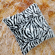  100% Polyester Fleece Custom Zebra-Stripe Decorative Pillow