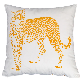  Foam Print 3D Look Panther Leopard Wild Animal Decorative Square Print Soft Velvet Coussin Sofa Chair Pillow Case Bedding Cushion