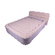  PVC Flocking Blow up Elevated Raised Inflatable Queen Size Backrest Air Bed
