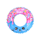  BSCI Summer Beach Party Pool Toys for Kids Doughnut Inflatable Swim Rings
