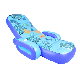  Adult Inflatable Chair Swimming Pool Floating Lounger Inflatable Recliner PVC Pool Float