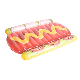  ISO9001 Factory Custom Pool Float Hot Dog Inflatable Floating Pool Raft