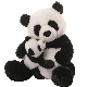 Fluffy Custom China Panda Stuffed Soft ODM Factory Animal Toys