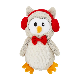  Penguin Fluffy with Earphone Soft Plush Christmas Stuffed Toys