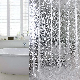 EVA Liner with Magnets Waterproof 3D Water Cube Shower Curtain
