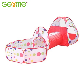 3 in 1 Playhouse Tent Kit Toddlers Play Tent with Ball Pool