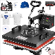  Hot Stamping Machine 38*38 5 in 1 Hot Press Multi-Function Sublimation Combination T-Shirt Mug Cap Heat Transfer Machine