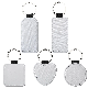  Cheap Sublimation Blanks PU Leather Keychain Custom Logo Different Shapes Keyrings