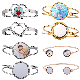  New Type Sublimation Blank Heat Transfer Printing Heart-Shaped Open Structure Bracelet