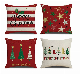  New Home Soft Decoration Cross-Border Christmas Day Pillow Linen Cushion