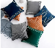  Simple Dutch Velvet Embroidery Pillow, Modern Light Luxury Home Sofa Cushion