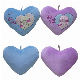  Wholesale Custom Pink Cute Plush Love Heart Toys Blue Soft Animal Embroidery Pillow 40cm 2in1 Stuffed Cushion