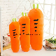  Stuffed Carrot Shaped Soft Pillow Embroidery Cushion