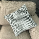  Multi Color Melange Jacquard Plush Flannel Fleece Bedding Sofa Cushion