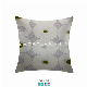 Hotel Bedding Upscale Oval Jacquard Velvet Upholstered Couch Cushion Almofada