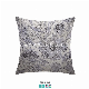  Hotel Bedding High-End Silver Silk Jacquard Fabric Upholstered Couch Cushion Almofada