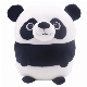  Custom 20cm Sitting Plush Panda Kids Toy Black/White Pillow Children Gift Soft Panda Animal in The Bamboo Forest Baby Toys Stuffed Squishy Cushion