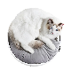  Pet Product Soft Stuffed Round Cat Bed Cushion Washable Antislip Pet Pillow for Cat Pet Sleep Product