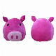  Cartoon Rose Plush Light Weight Animal Pig Shape Toys 40cm Soft Embroidered Pillow 2in1 Stuffed Cushion