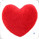  Plush Pillow Red Heart Shape Cushion Toy Gift for Lover