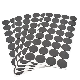  Customized Self Adhesive EVA Foot Mat Furniture Anti-Slip Sponge Gasket Grid Rubber Pad Foam