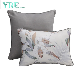  12X20 Inches Waist Pillow Covers Cushion Decor Sofa Gray Cotton Linen for Home Decoration