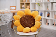 Discount Price Sunflower Chair Pads Soft Velvet Decorative Reversible Throw Pillows Cushion