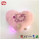  Mika Fancy Pink Soft Fluffy Heart Shaped Lights Pillow Cushion