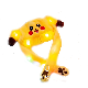 LED Funny Toys Pinching Airbag Cap Plush Cute Hat