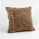  Custom Couch Office Cashmere Feel Like Superior Soft Fabric Striped Lined Pattern Handmade Stitching Fluffy Two Double Sides Decoration Cushion