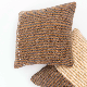  Custom Couch Office Cashmere Feel Like Superior Soft Fabric Striped Lined Pattern Handmade Stitching Fluffy Two Double Sides Decoration Cushion