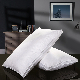 233t 100%Cotton Down Proof White Goose Duck Down Feather Sleep Pillow Cotton Comfy Pillow