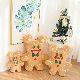 Nordic Cute Gingerbread Man Living Room Sofa Cushion Christmas Gift Pillow
