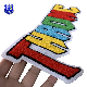  Custom High Quality Colorful Towel Chenille Embroidered Patch No Minimum with Factory Price
