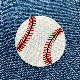 Customized Baseball Jacket Arm Patch Embroidery in Bulk