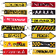  New Pull to Eject Key Chains Striped Embroidery Conservation Commission Embroidery Keychain