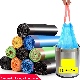  Custom Factory Supply Disposable 13 Gallon PE Plastic Drawstring Garbage Bags Roll