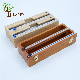  Bamboo Drawer Organizers with Plastic Foil Wrap Storage Organizer for Kitchen