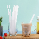  Biodegradable Compostable Plastic Bamboo Fiber Sugarcane Bagasse Paper Reed Wheat Grass Reusable Wrapped Disposable Hot Boba Milk Bubble Tea PLA Drinking Straw