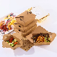 Foodes Containers for Packaging Large Kraft Paper Food with Lid Box
