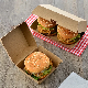 Folding Stocked Packaging Packing Microwave Sandwich Burger Box