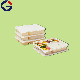  Microwave Safe Compostable Takeaway Food Container Disposable Corn Starch Disposable Bento Lunch Box